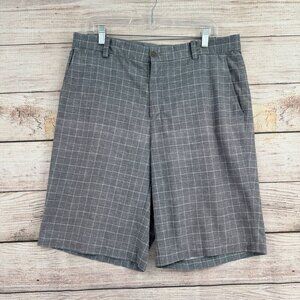Nike Golf Tour Performance Golf Shorts Men's Size 34 Gray/White Dri Fit